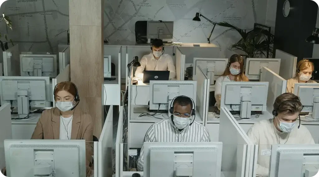 Hero Image of Team working in office
